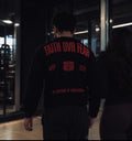 FAITH OVER FEAR WAFFLE TEE RED